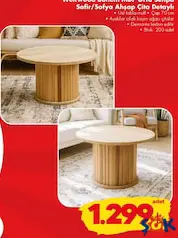 BEBEKONFOR WELTWOOD BOHEM MDF ORTA SEHPA SAFİR/SOFYA AHŞAP ÇİTA DETAYLI fiyat ve kampanya bilgisi